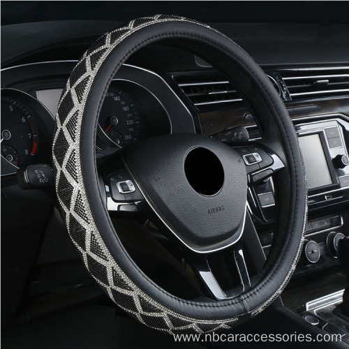 Luxury Bling Accessories For Car Steering Wheel Cover